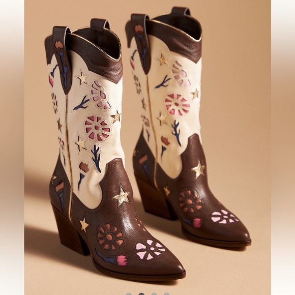 Anthropologie Shoes - 🌟SOLD🌟Anthropologie NWT Dolce Vita Lassie Cowboy Boots size 7.